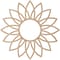 Ekena Millwork Daisy Wood Fretwork Pierced Ceiling Medallion, Alder, 28"OD x 9 3/4"ID x 1/4"T CMWP28X28X0250DAAL - alternate 5